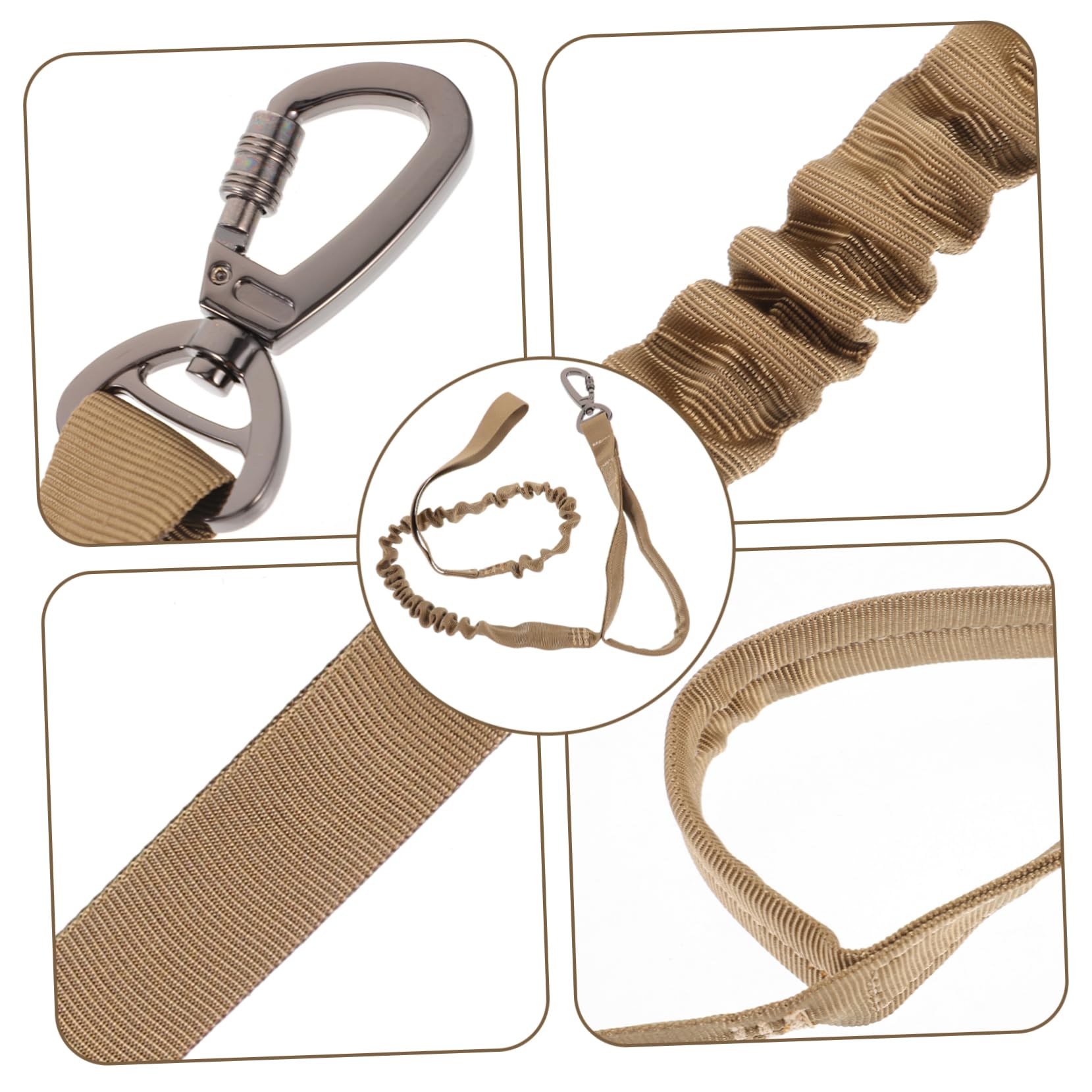 Sosoport 3pezzi Guinzaglio Regolabile Per Cani Nylon Elasticizzato Design Per Addestramento Resistente e Confortevole Da Impugnare Per Passeggiate e Addestramento Cani