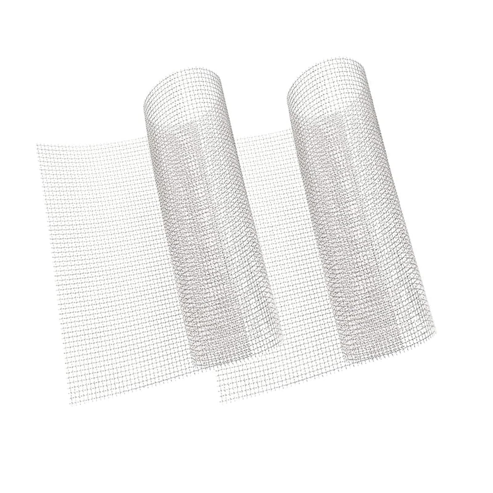 DFDPAXL 2 Pcs 20/100 Mesh Metal Mesh Sheet, Stainless Steel Woven Wire Mesh 20×30Cm Suitable for Home, Kitchen and Garden,100 mesh