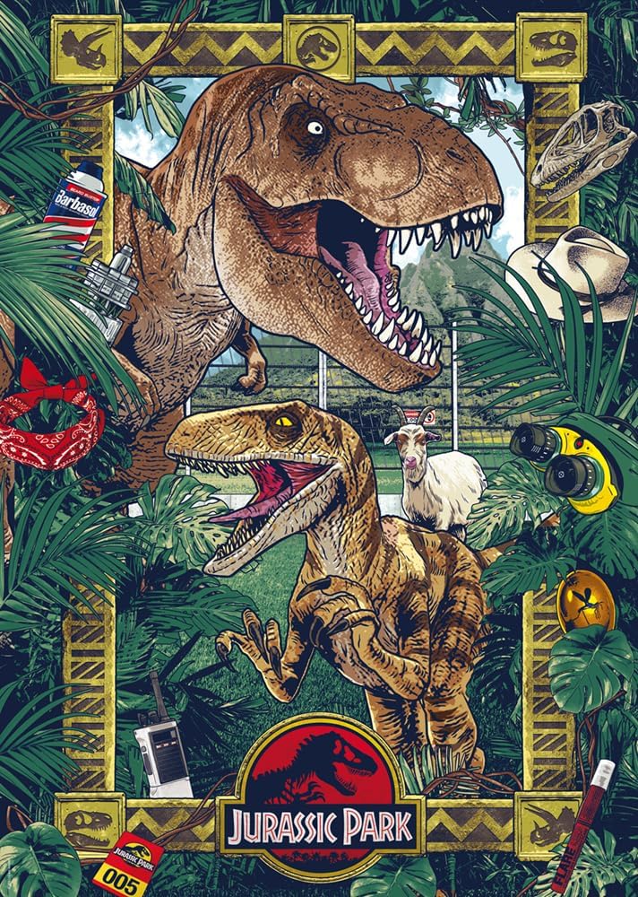 Schmidt Games 58579 Jurassic Park The Age of Dinosaurs 1000 Piece Jigsaw Puzzle