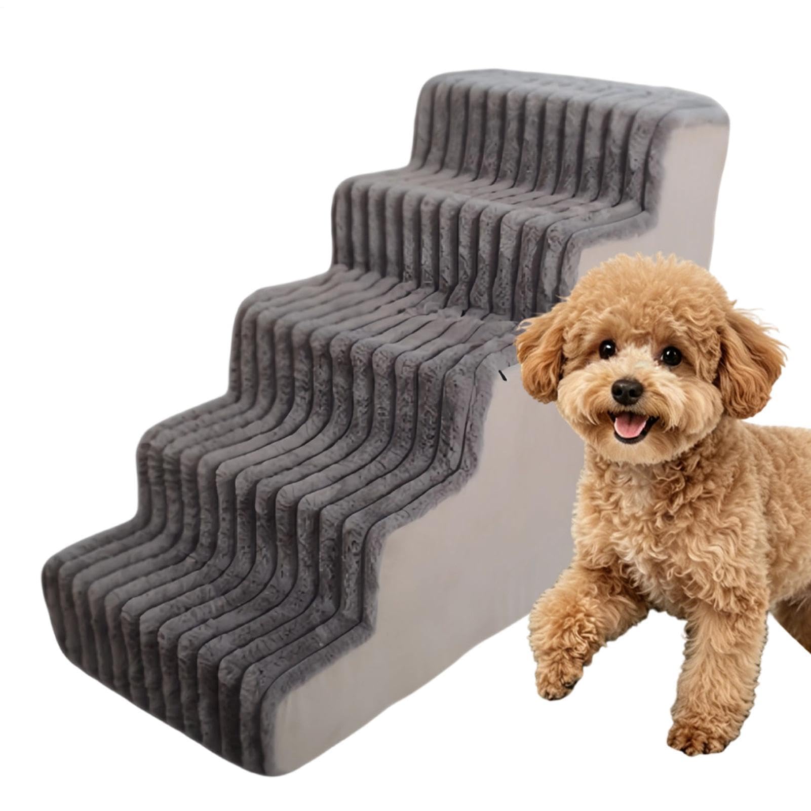 Rampa de Cama para Perros Escalera De Mascotas Antideslizante Ligera | Escalón Antideslizante Para Gatos para cachorros, gatos, sofá, sillón, balcón y apartamento de interior