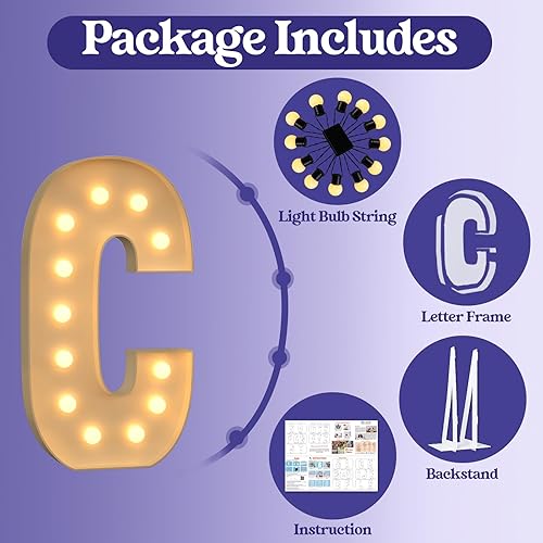 Miniatura 266 de Números iluminados grandes de 4 pies, números de marquesina 2 para decoraciones de cumpleaños de 21 para niños y niñas, números gigantes iluminados