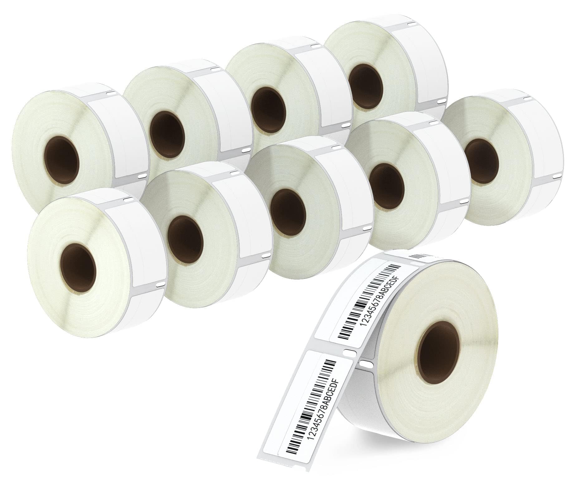 BETCKEY - Compatible DYMO 30330 (3/4" x 2") Multipurpose Labels - Compatible with DYMO Labelwriter 450, 4XL, NOT FIT 550 & 5XL [10 Rolls/5000 Labels]