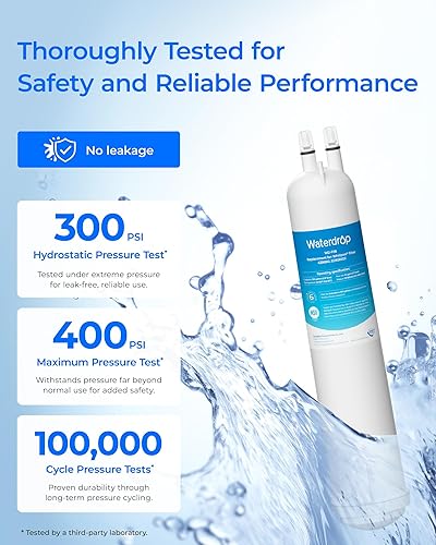 Miniatura 7 de Waterdrop 4396841 Reemplazo para filtro Everydrop® 3, EDR3RXD1, 4396710, Kenmore® 46-9083, 46-9030, filtro de agua para refrigerador, 1 filtro