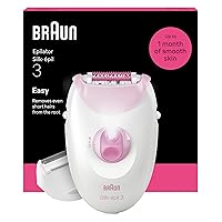 Braun Silk Epil 3 Epilatore Elettrico Donna Con Filo, Rasoio Elettrico Donna