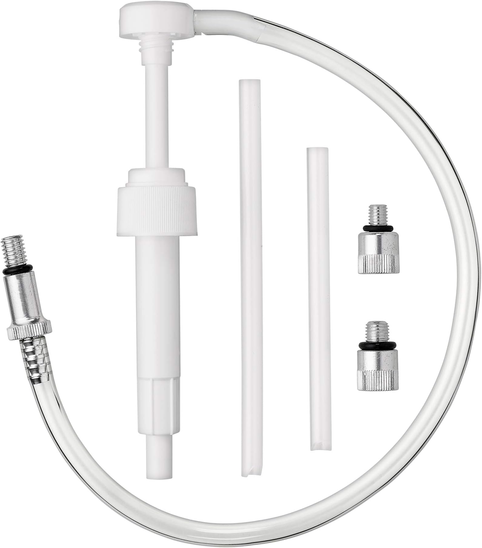 Slippery Pete - Lower Unit Gear Oil Pump for Standard Quart Bottles, Includes 3/8 inch Metal Swivel, 8mm and 10mm Adapters Fit Most Marine Boat Outboard Motors (NOT COMPATIBLE WITH VOLVO PENTA)