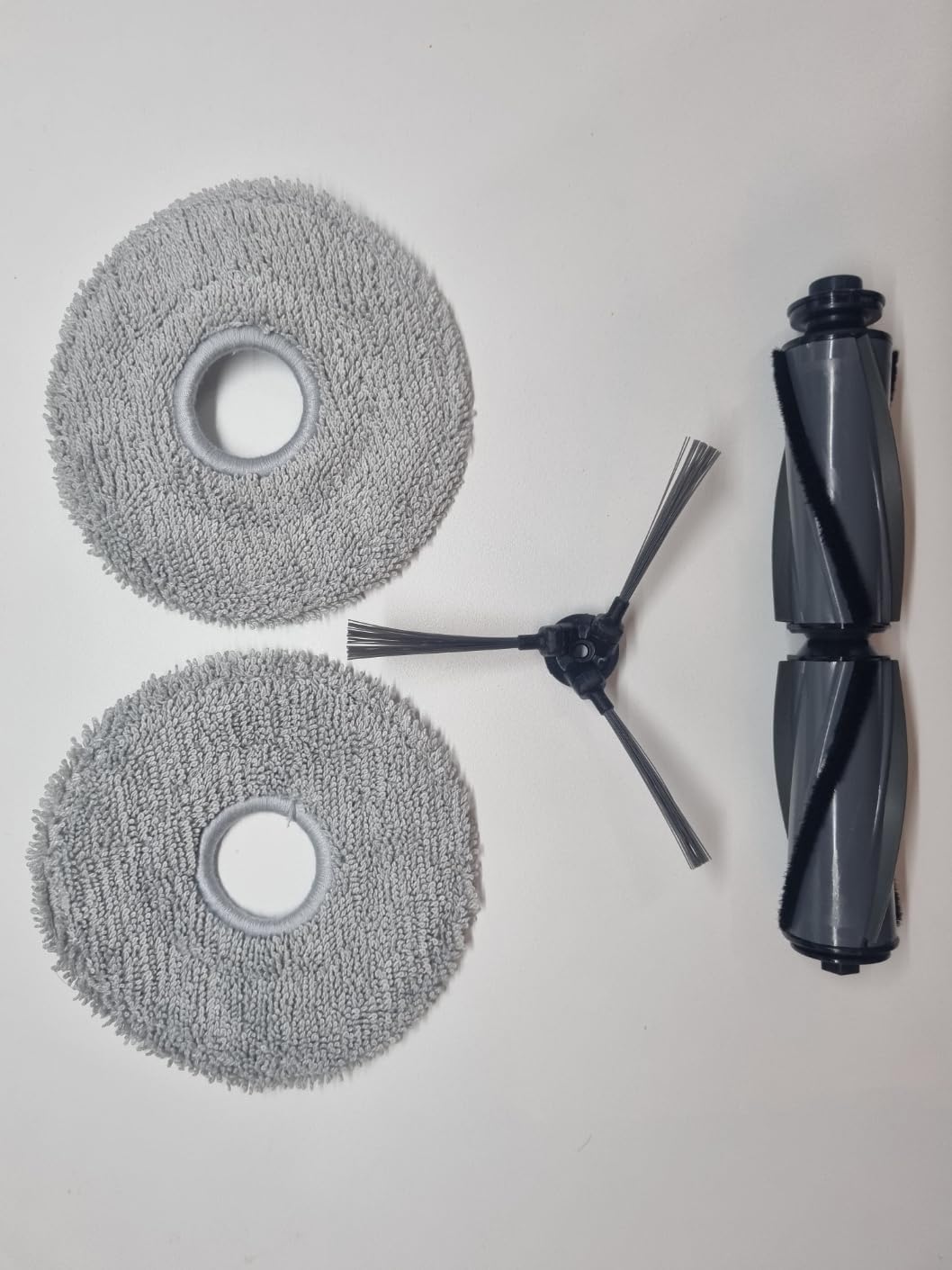 Parts Replacement Drum Brush 1pcs + MOP PAD 2pcs + Side Brush 1pcs for Samsung JETBOT Combo AI Robot