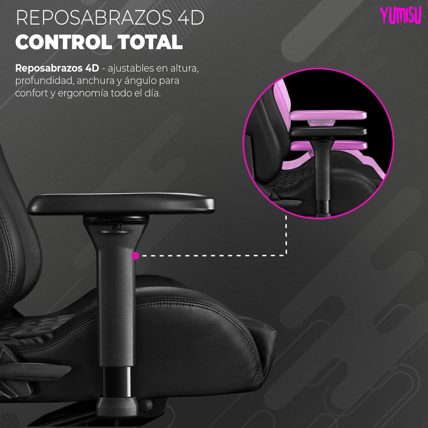 2050 Silla Gaming Ergonómica Negro con Cojín de Espuma Viscoelástica en Terciopelo, Cadeira Escritorio de Cuero Genuin con Reposabrazos 4D, Silla Gaming con Ruedas de Goma Silenciosas 150 kg