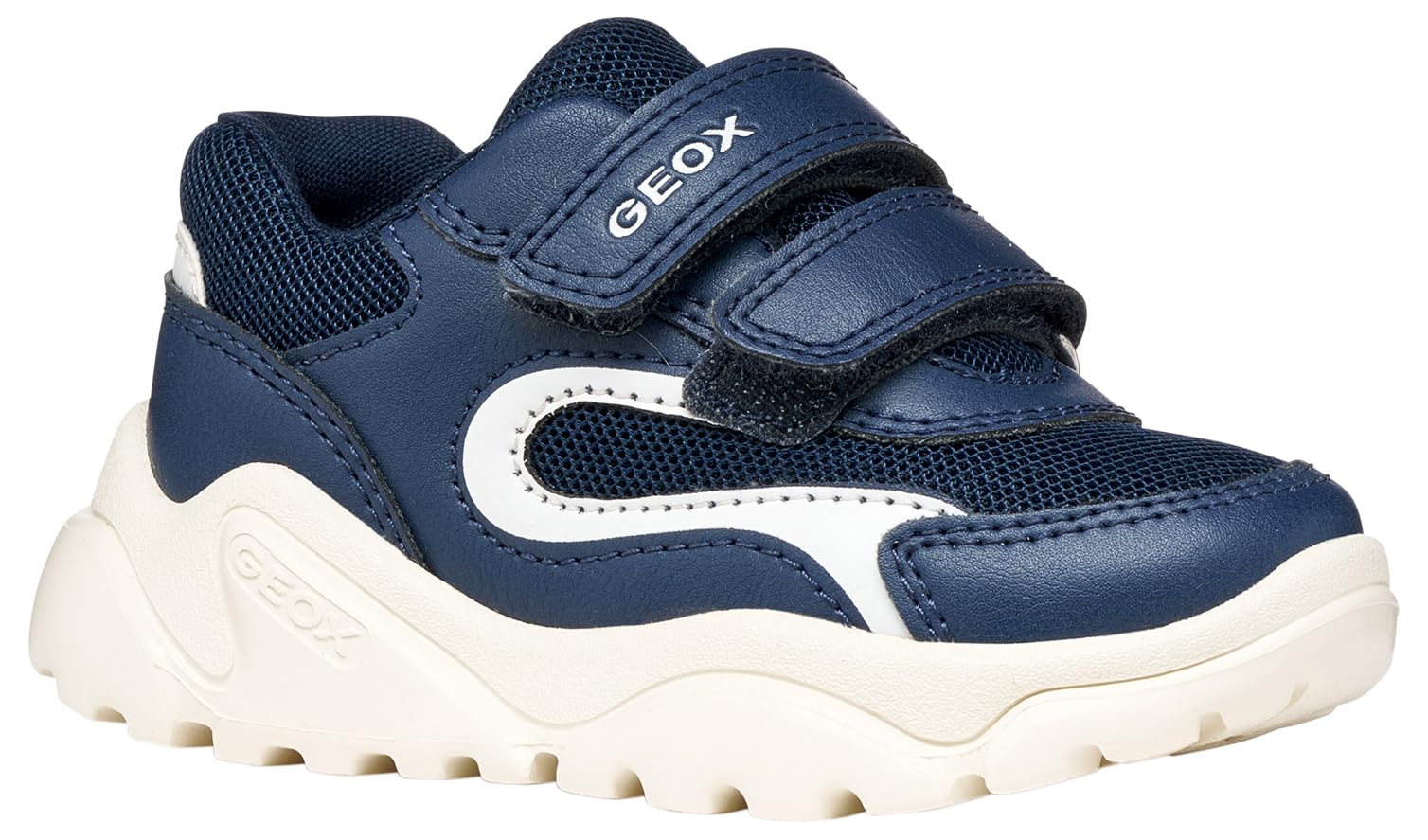 Geox B CIUFCIUF Boy A Trainers, LT Navy/White, 27 EU