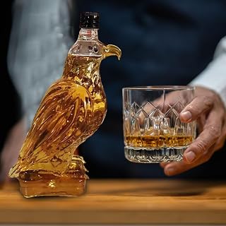 Eagle Whiskey Bottle - Unique High Quality Whiskey Bottle - Funny Bar Decoration - Gift for Whiskey Lover, Dad, Husband or Boyfriend (2)