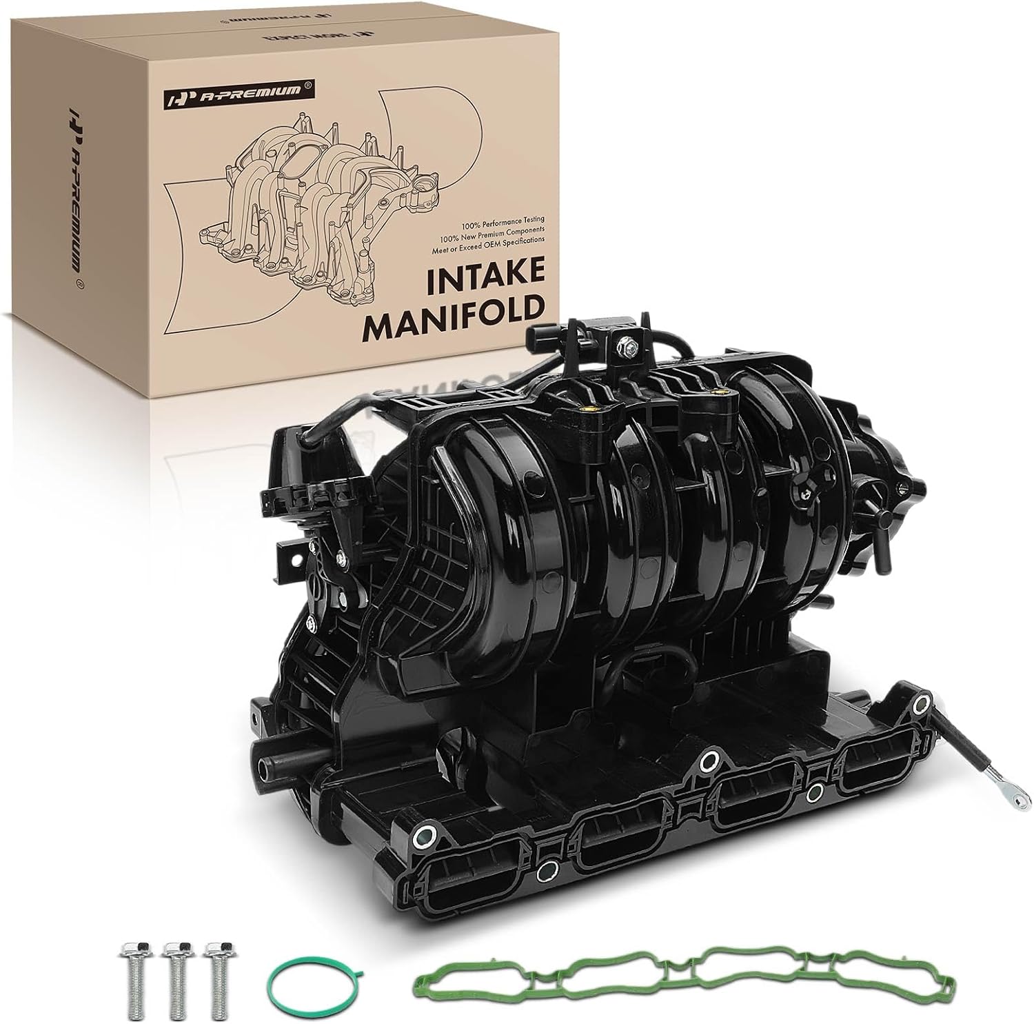 A-Premium Intake Manifold Compatible with Hyundai Sonata 2015-2019, Tucson 2018-2021, Santa Fe 2019-2020, Santa Fe Sport 2018 & Kia Optima 2016-2020, Sorento 2016-2020, Sportage 2017-2022, 2.4L