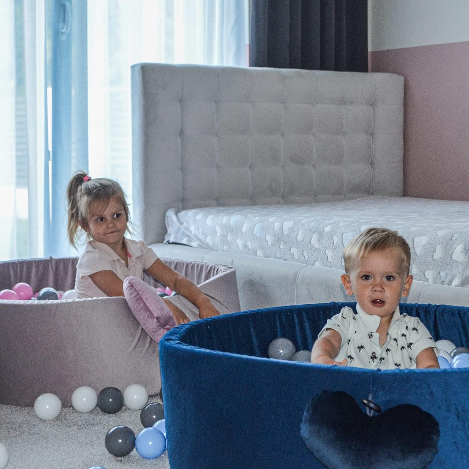 H&F Heimtextilien Bälle für Bällebad Ø 6 cm – Plastikbälle für Kinder & Babys – Weiche & langlebige Spielbälle – BPA-frei & schadstofffrei – Perfekt für Spielzelt, Hüpfburg & Garten