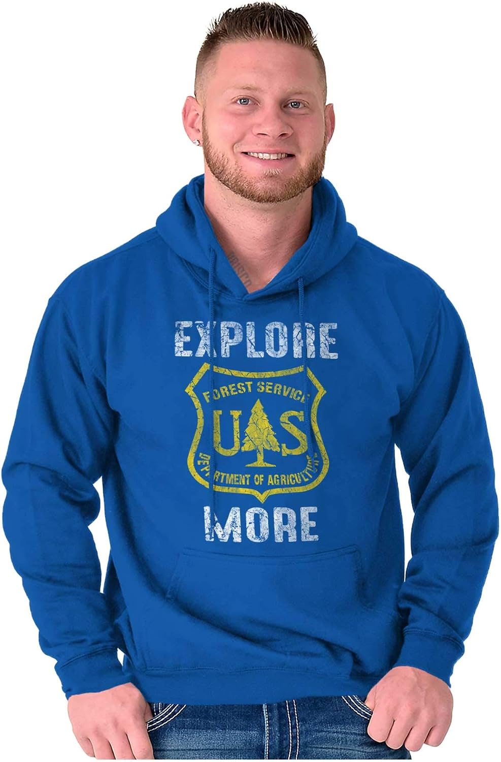 Brisco Brands Explore More National Forest Service Hoodie Sweatshirt Women Men