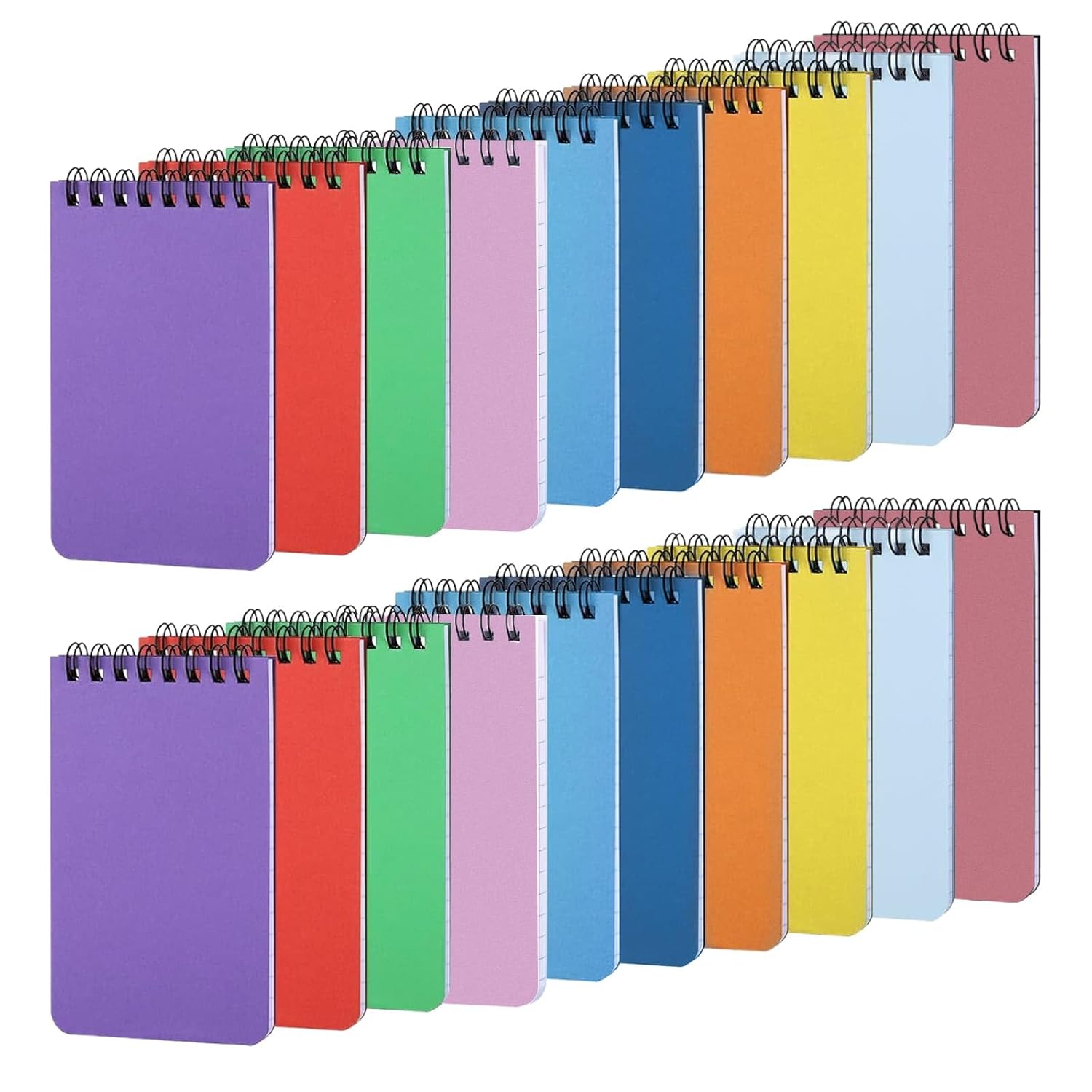 Eidoct A7 Pocket Notebook, 20Pcs Small Notebooks, 60 Sheets Per