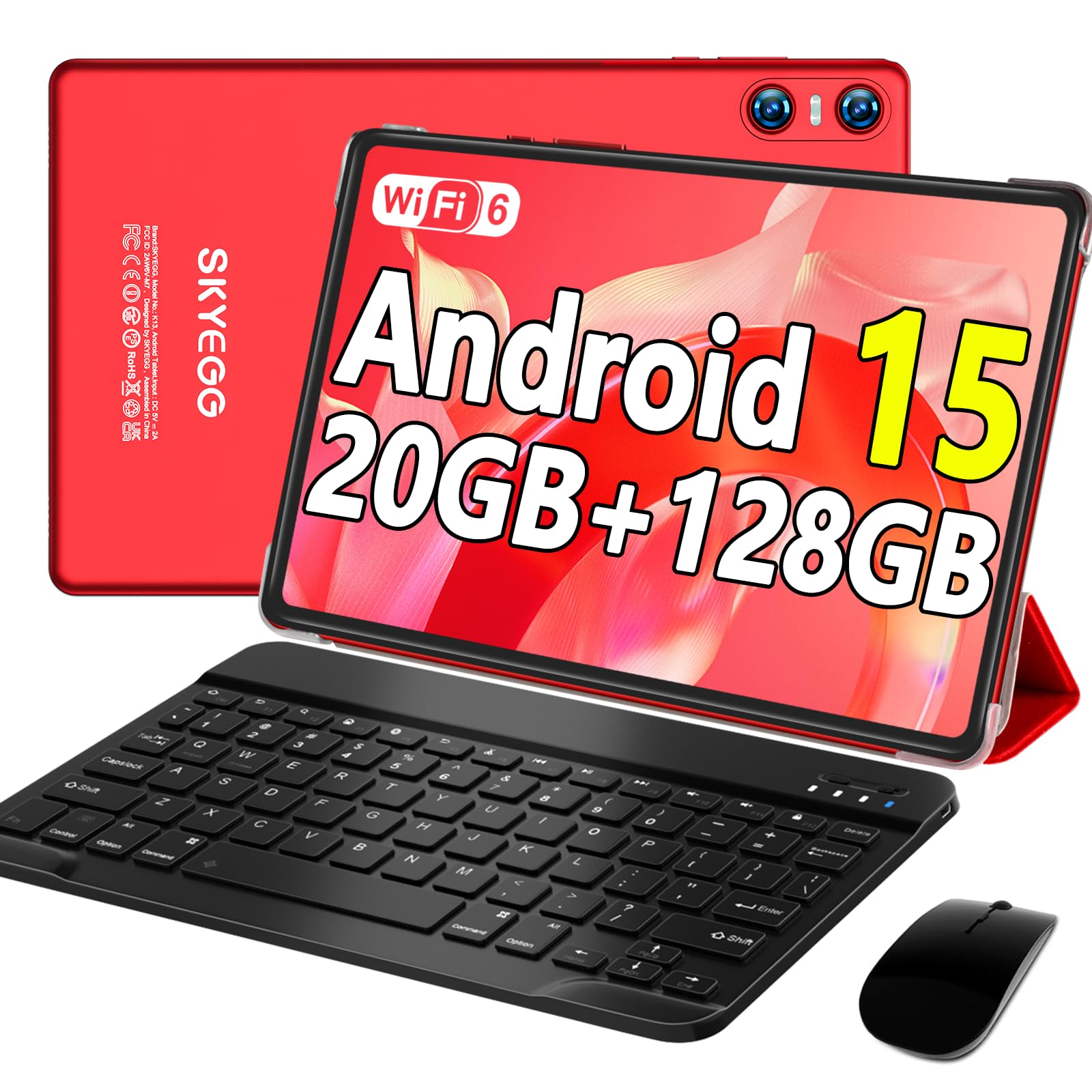 Amazon.com : SKYEGG Android 15 Tablet with Keyboard Mouse, 20GB