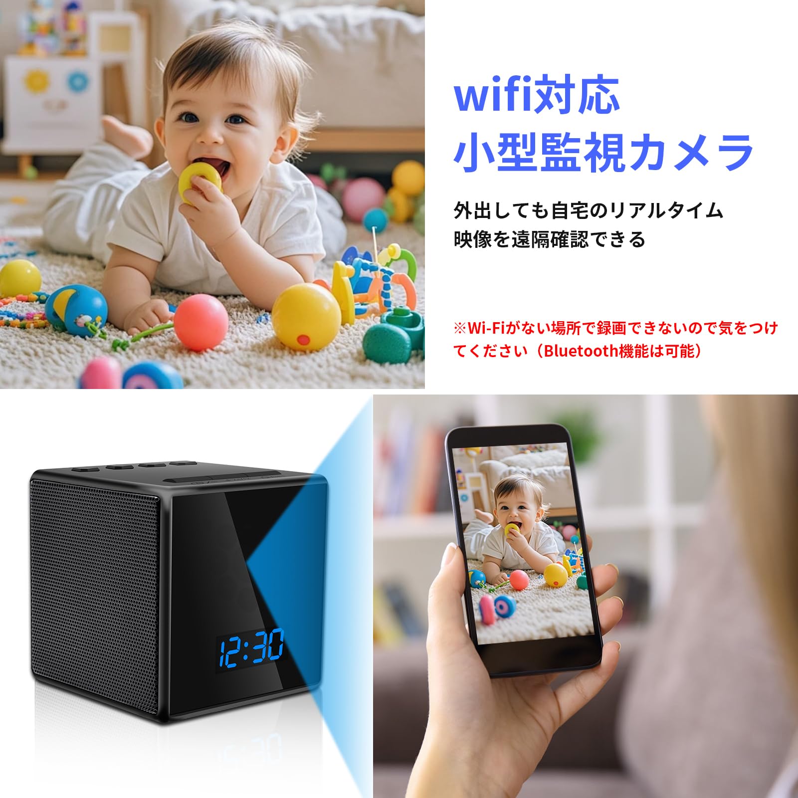 Amazon.co.jp: 小型カメラ 隠しカメラ 監視カメラ小型 防犯カメラ小型