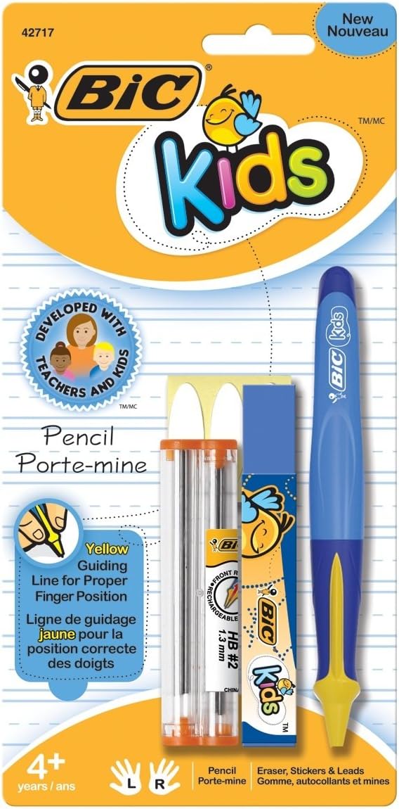 BIC Kids Mechanical Pencil, 1.3mm, Blue Barrel, 1-Count