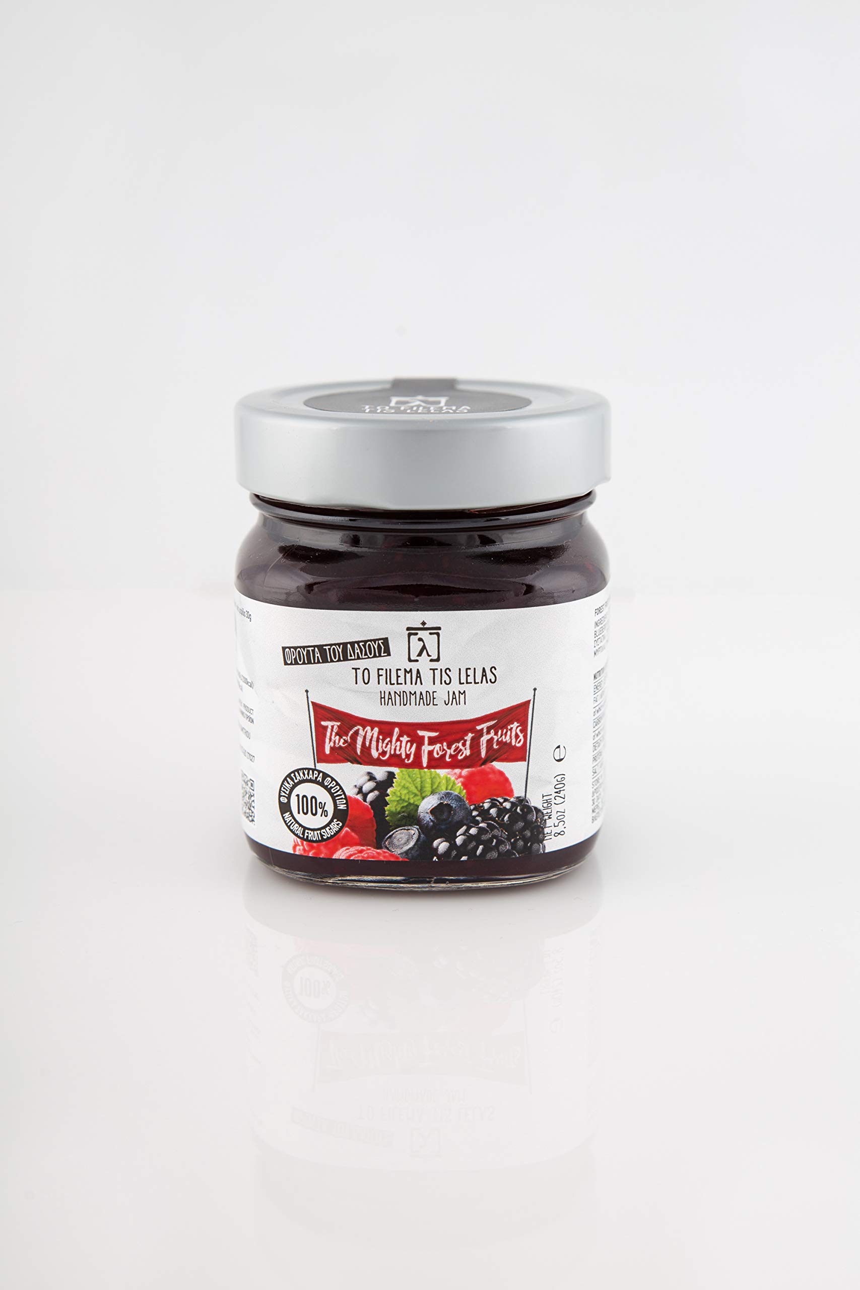 To Filema Tis Lelas Marmellata di Pesche Casareccia Senza Zucchero Aggiunto – Confezione 2 x 240 g (Totale 480 g) | Marmellata Artigianale Greca | Vegan, Senza Glutine, Gourmet - 2