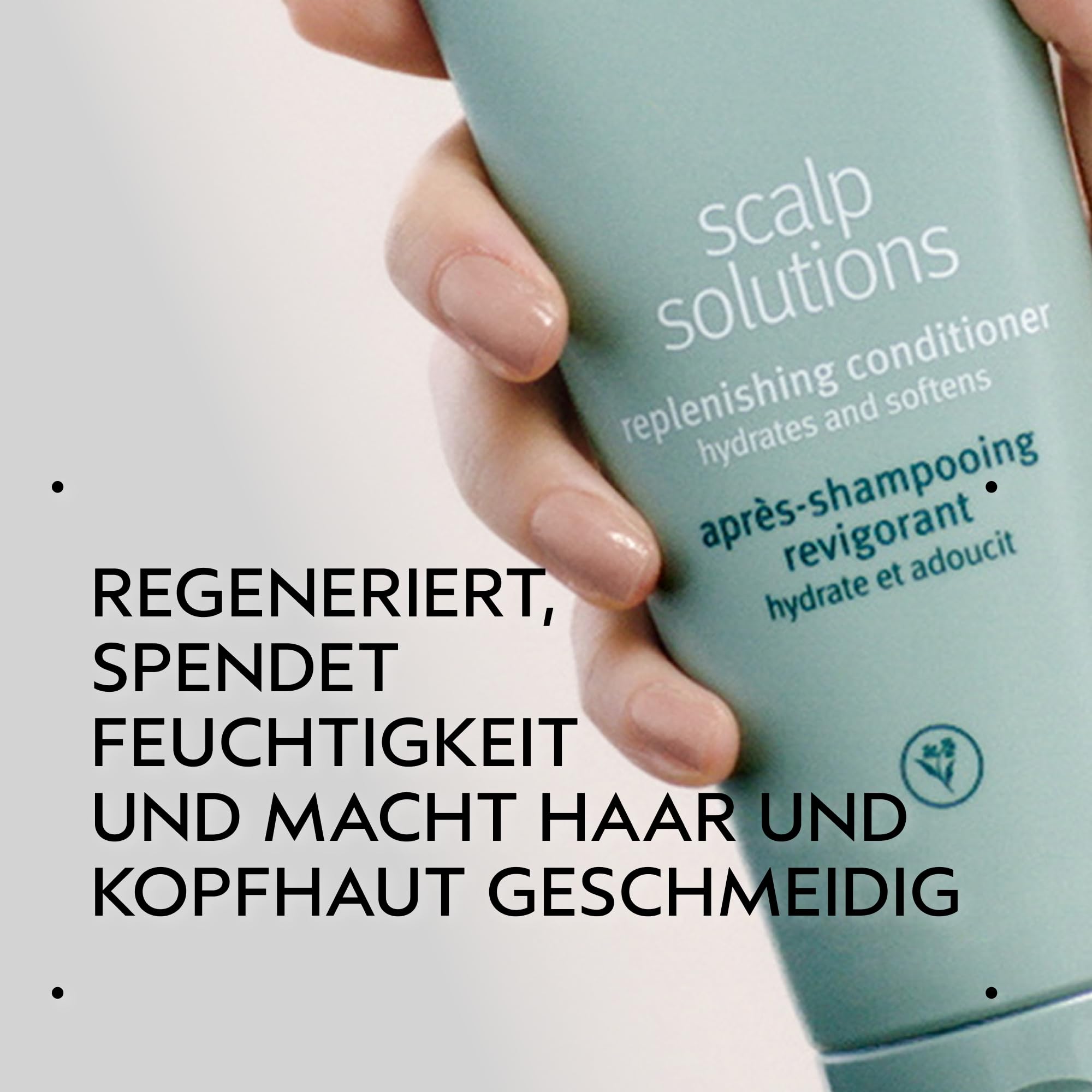 Aveda Scalp Solutions Replenishing Conditioner, feuchtigkeitsspendender Conditioner für Haar und Kopfhaut, für alle Haartypen, mit Babassu- und Moringa-Öl, zu 98% natürlichen Ursprungs*