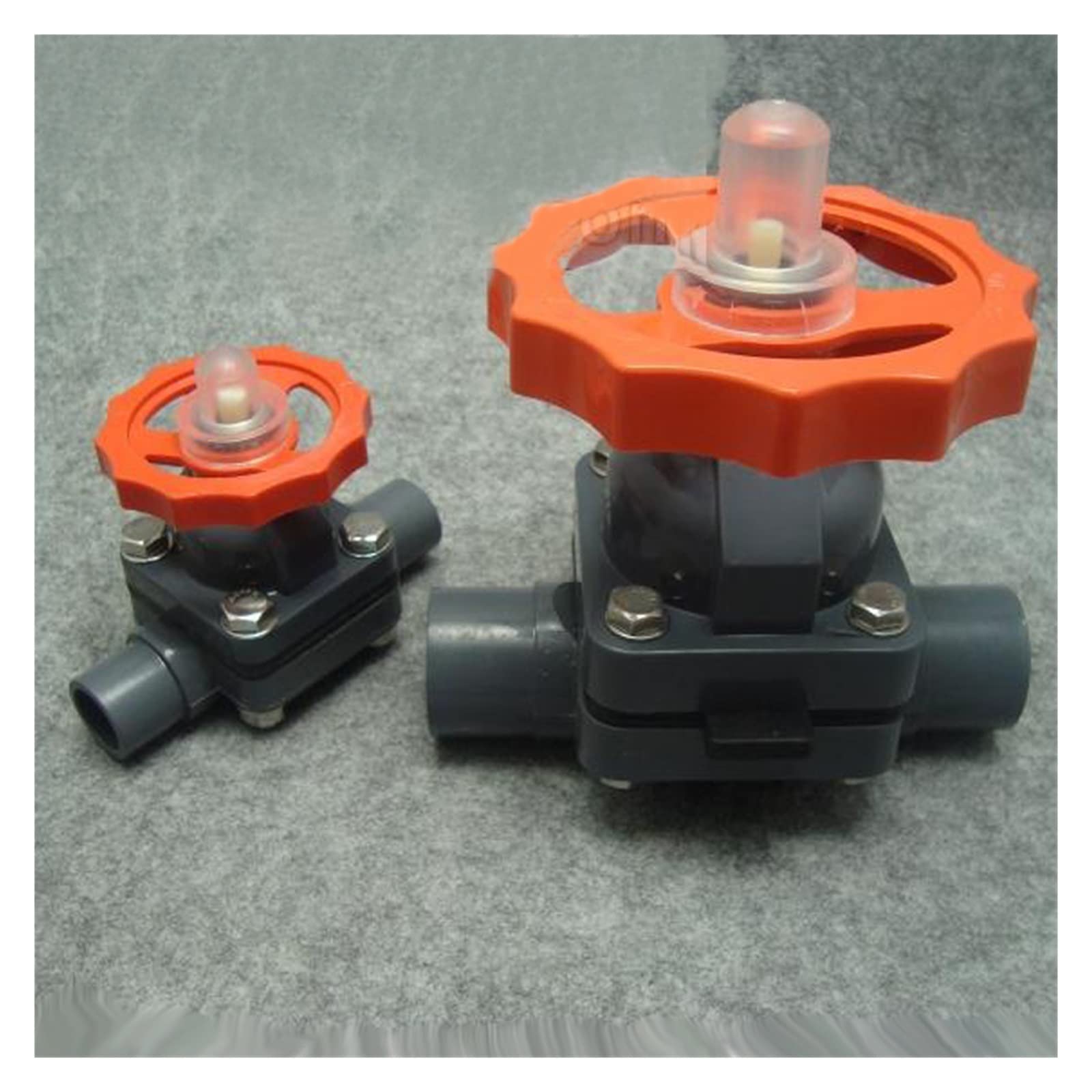 Tipo di Presa for valvola a Membrana in PVC DN15 DN20 DN25 DN32 UPVC Valvola Resistente agli acidi Manuale(DN32)