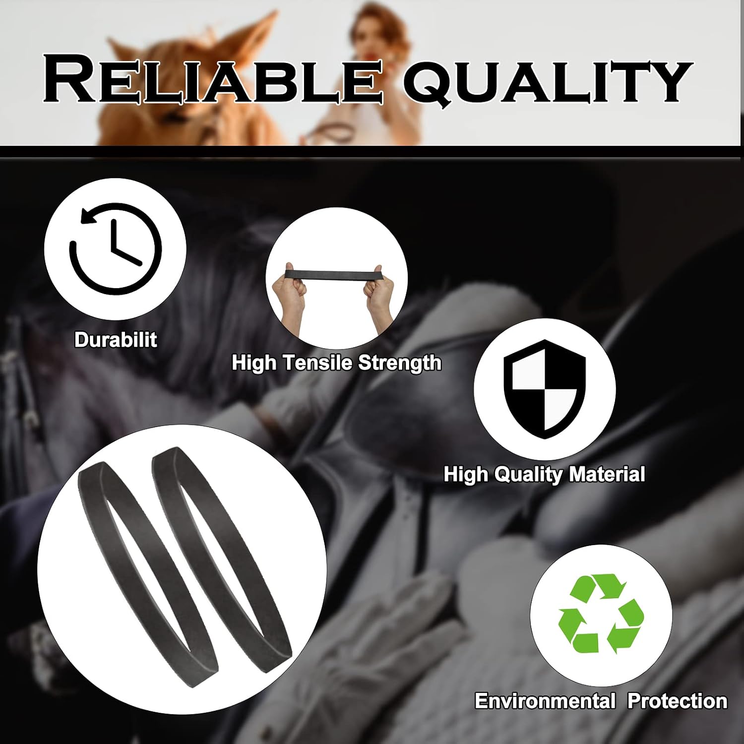 20 Pcs Dally Wrap, Anti-Skid & wear-Resistant, High Tensile Strength, Team Roping Rubber, Horse Rubber Roper, Saddle Horn Wrap (Black)