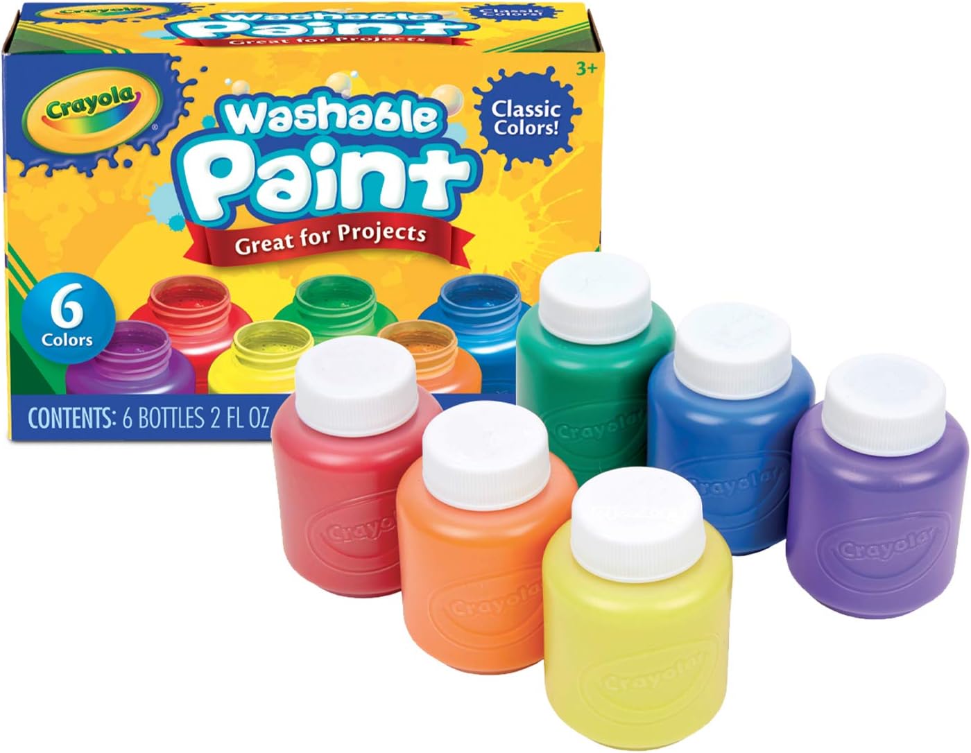 Crayola Beginnings Washable Finger Paints Amazon.co.uk Toys & Games