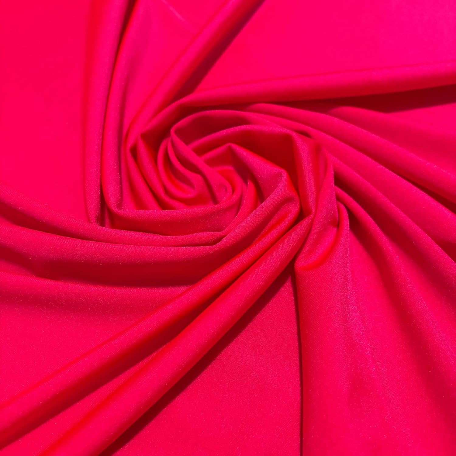 Generic 3-Yard Nylon Spandex Fabric for Activewear - 4 Way Stretch, Dancewear, Yoga, Tricot for Sportswear - White