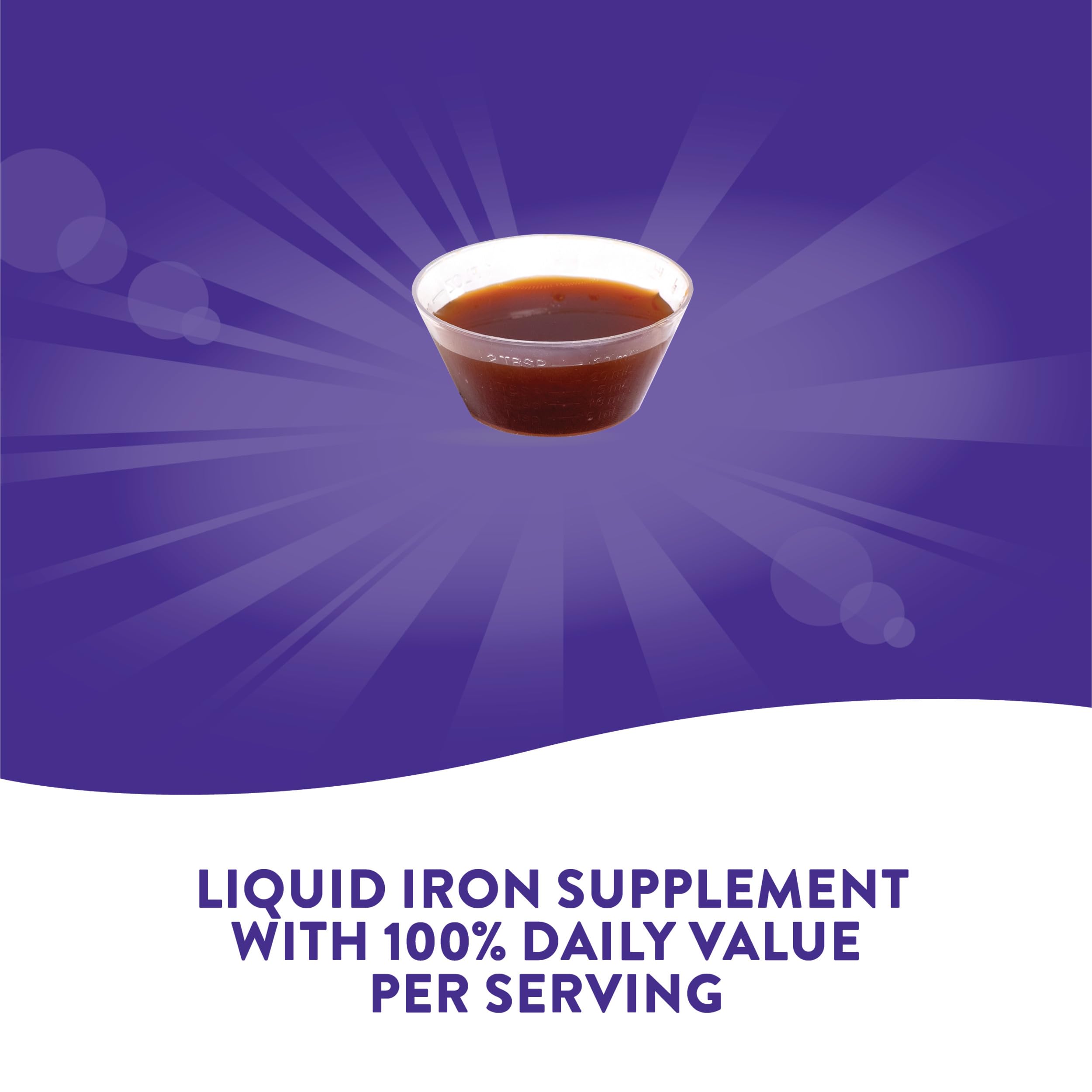 Nature’s Way Liquid Iron Supplement, 18 mg per Serving, Gentle Glycinate,Fast-Absorbing Liquid,Iron for Red Blood Cell Support and Energy Metabolism,No Sugar Added,Berry Flavored, 16 Fl Oz (Pack of 2) — Amazon image 2