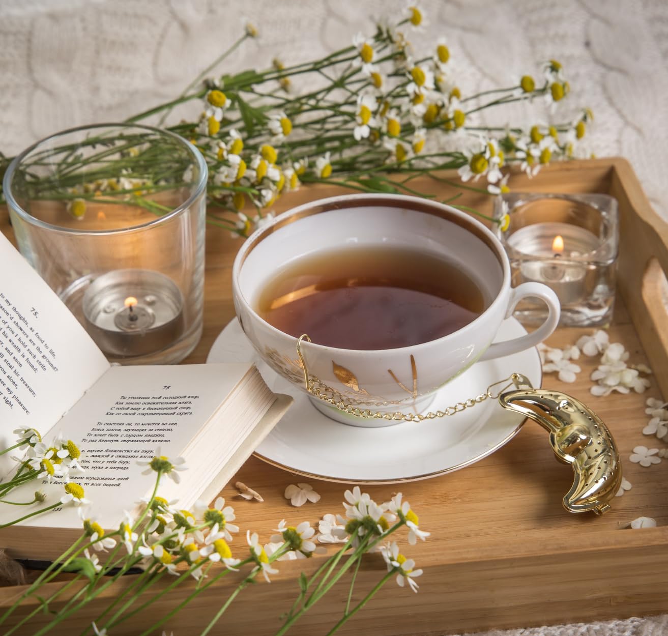 1kg Fleurs de Camomille - Infusion de Camomille - Matricaria Chamomilla - Arôme & Goût Intense - 100% Naturel, Pur et Sans Additifs | Qualité Supérieure - TazarinLtd