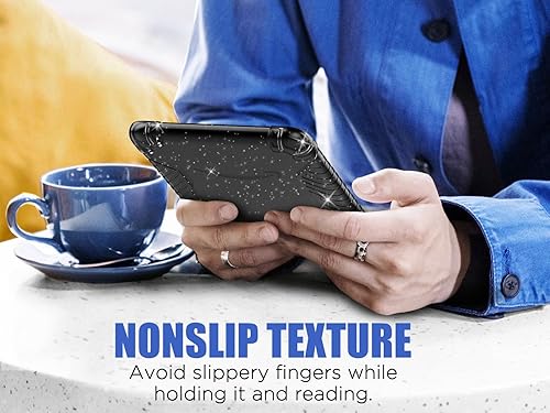 Miniatura 6 de MoKo Funda para Kindle de 6 pulgadas (11 generación-2022), ultra transparente, suave, flexible, transparente, TPU, contraportada, color negro con