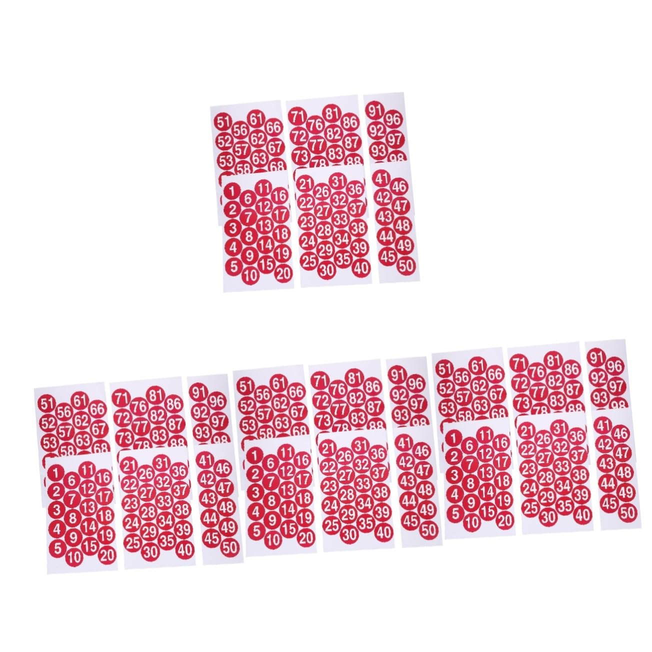 4 Set Etichette Adesive Numerate Rotonde Impermeabili Etichette Autoadesive per Classificazione Casa Scuola e Ufficio Adesivi Resistenti all per e Contenitori
