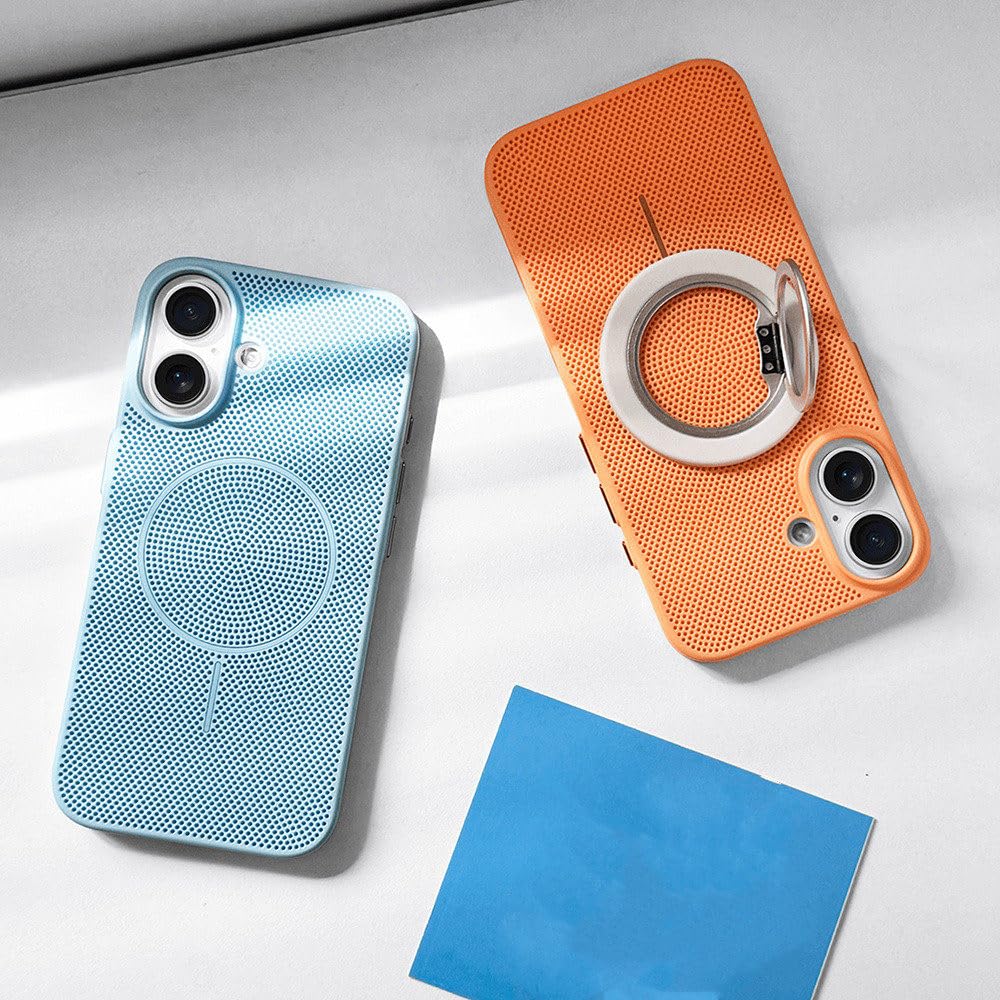 Custodia traspirante Summer Colourway per iPhone 11 12 13 14 15 16 Pro Max 16 Plus, custodia rigida ultra sottile con ricarica magnetica, verde, per iPhone 11 ProMax