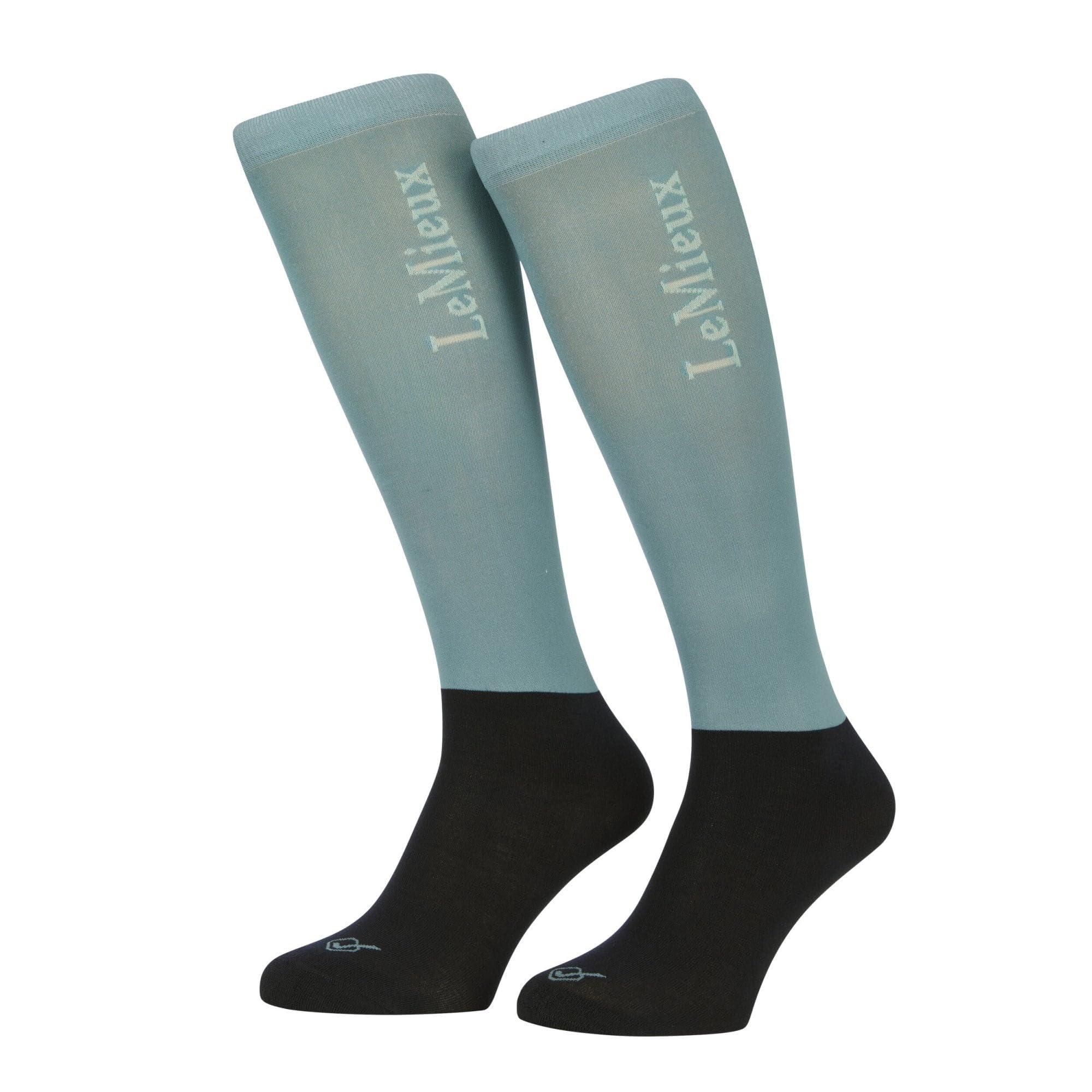 LeMieux My Competition Socks - Lagoon (Twin Pack)