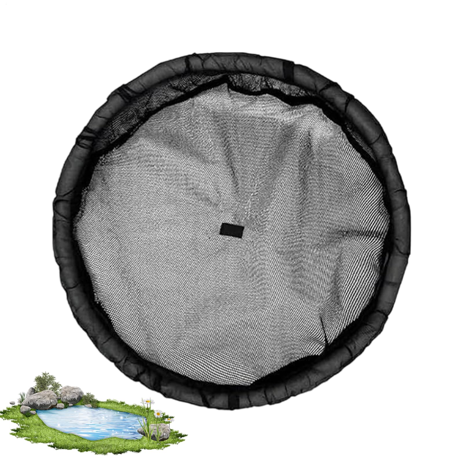 Schwimminsel Pflanzen-Schutznetz 45cm Schutznetz Gegen Fischfraß Polyester Leichte Floating-Insel Für Gartenteich Ideal Für Seerosen Zierpflanzen Einfache Montage Ökologisch