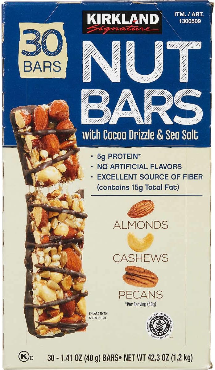 Signature Gluten Free Nut Bar, 1.2 Kg (Pack of 30 x 40 gm)