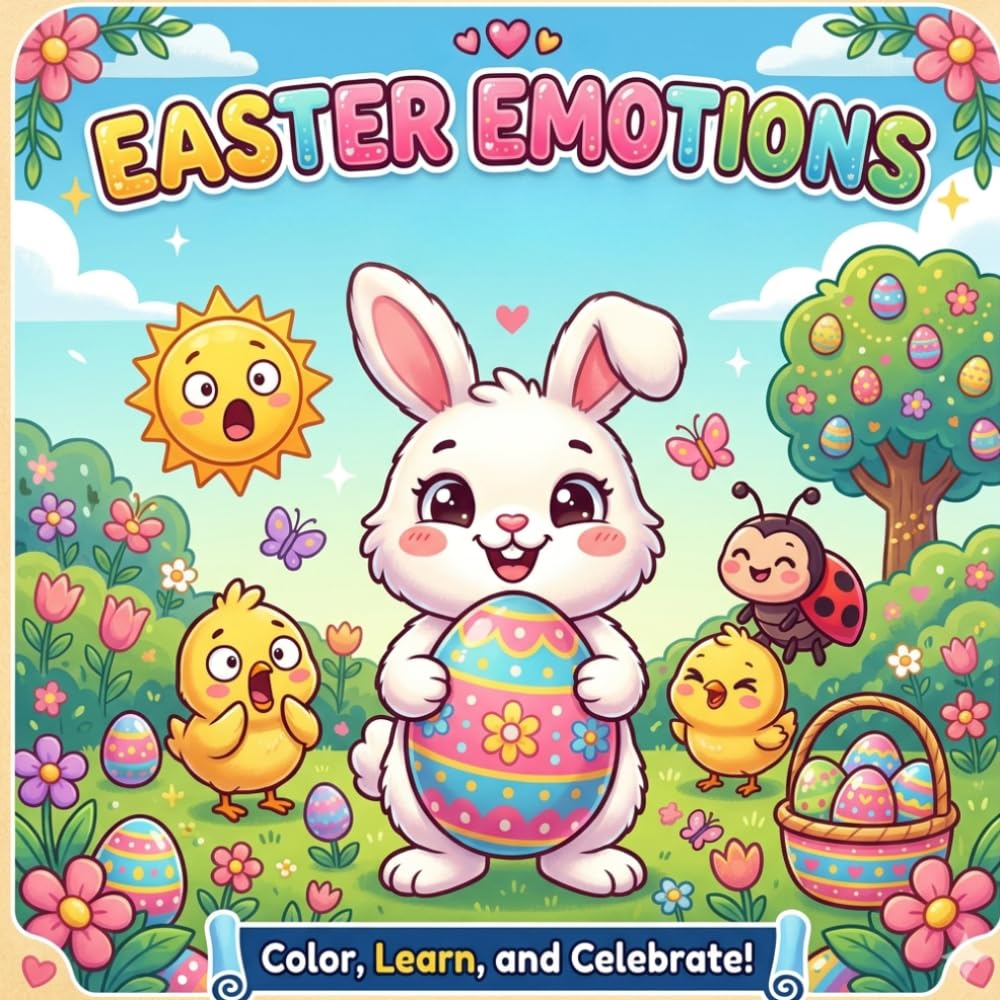 Easter Emotions: A Social Emotional Learning Activity for Kids with Cute Bunnies, Chicks, and Eggs