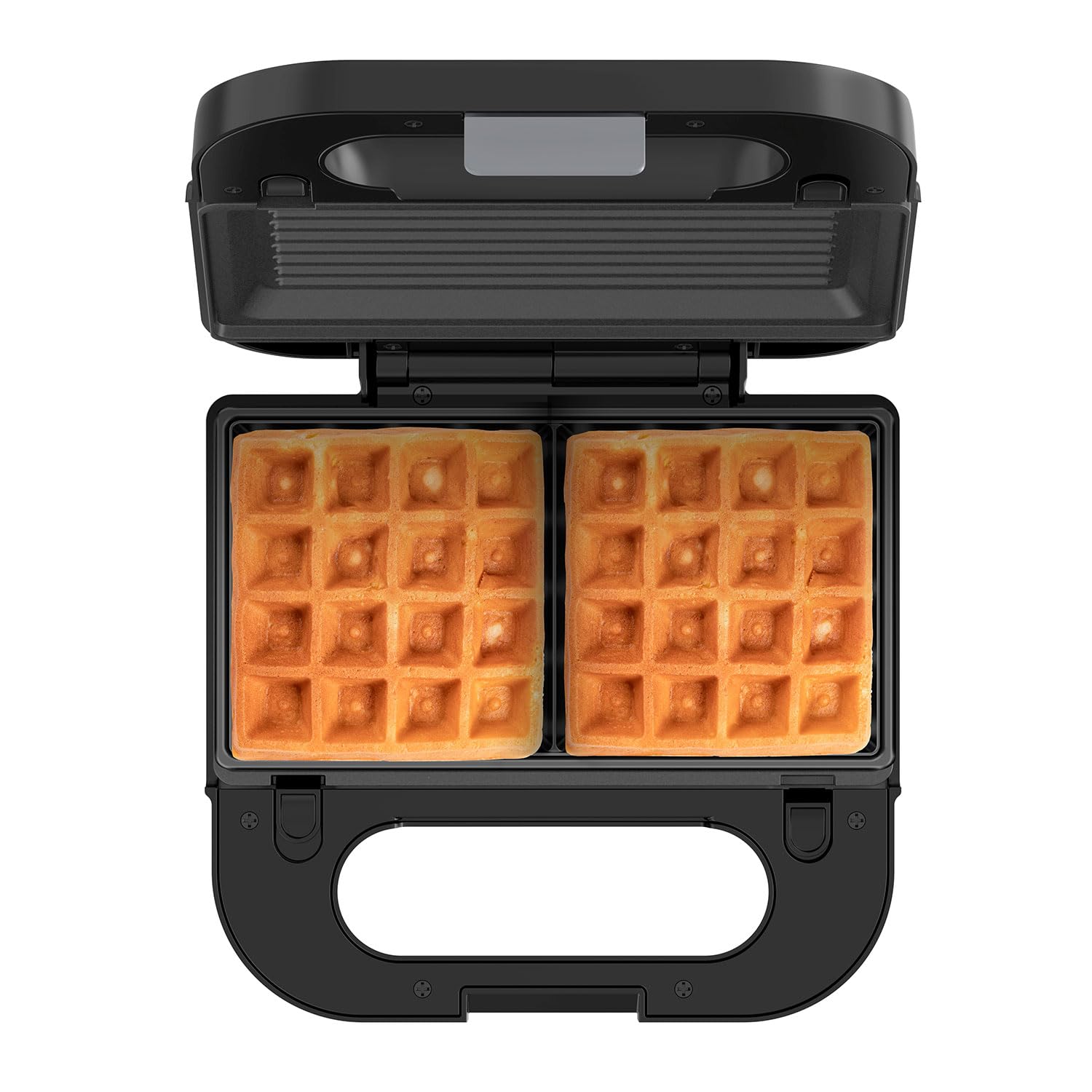 Sandwichera Solac Buon Piatti 3 en 1 | 750W | Placas Intercambiables (Gofre, Grill, Sandwich) | Asa Fría | Recubrimiento Antiadhesivo | Enrollacables, Almacenaje Vertical y Horizontal | Cable 65 cm