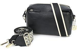 PS Petite Simone Small Black Shoulder Bag for Women