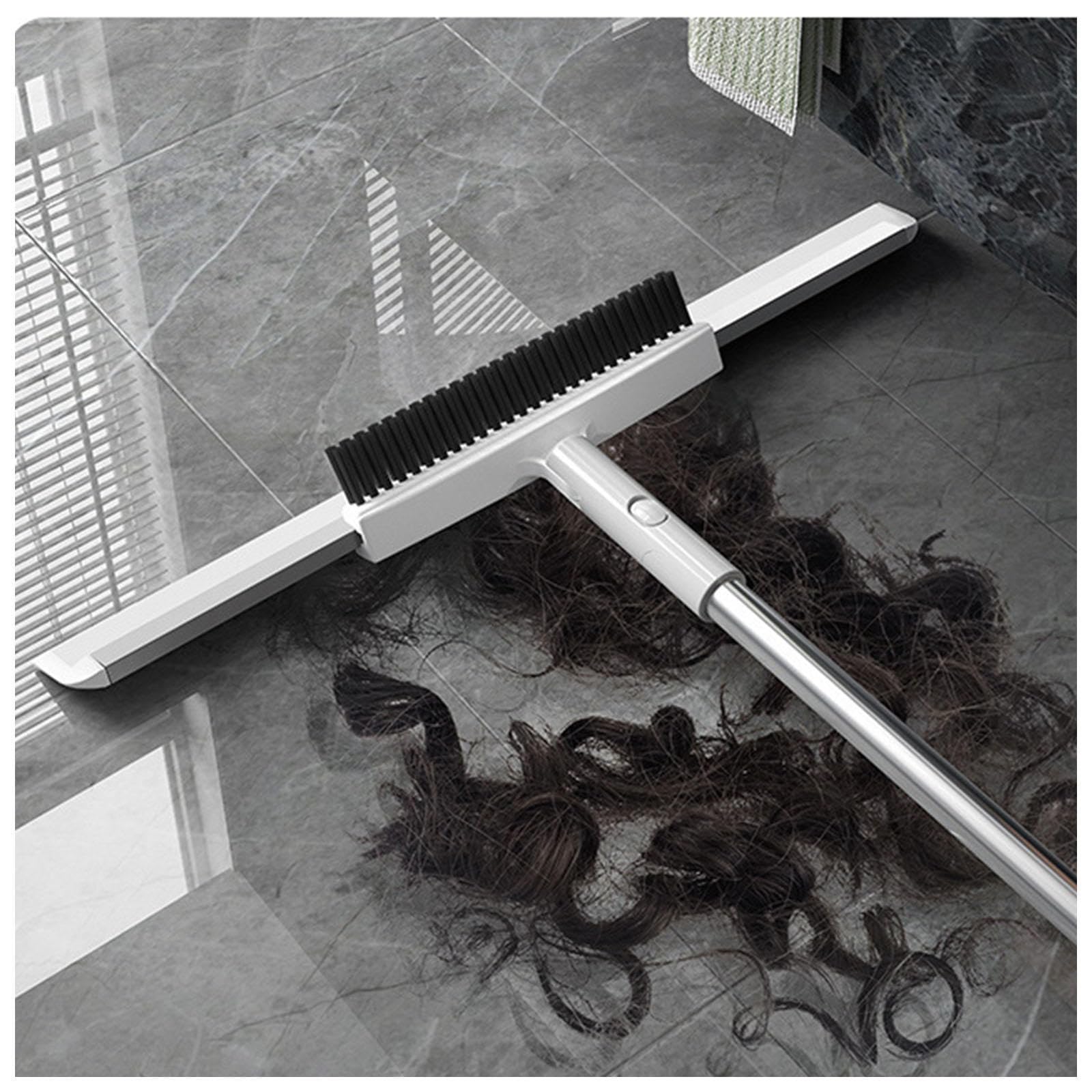 Ściągaczka do miotły Magic Broom, ze szczotką i 2 skrobaczkami, 100 cm, regulowany uchwyt, miotła do podłogi, miotła do betonowej podłogi, płytki łazienkowe