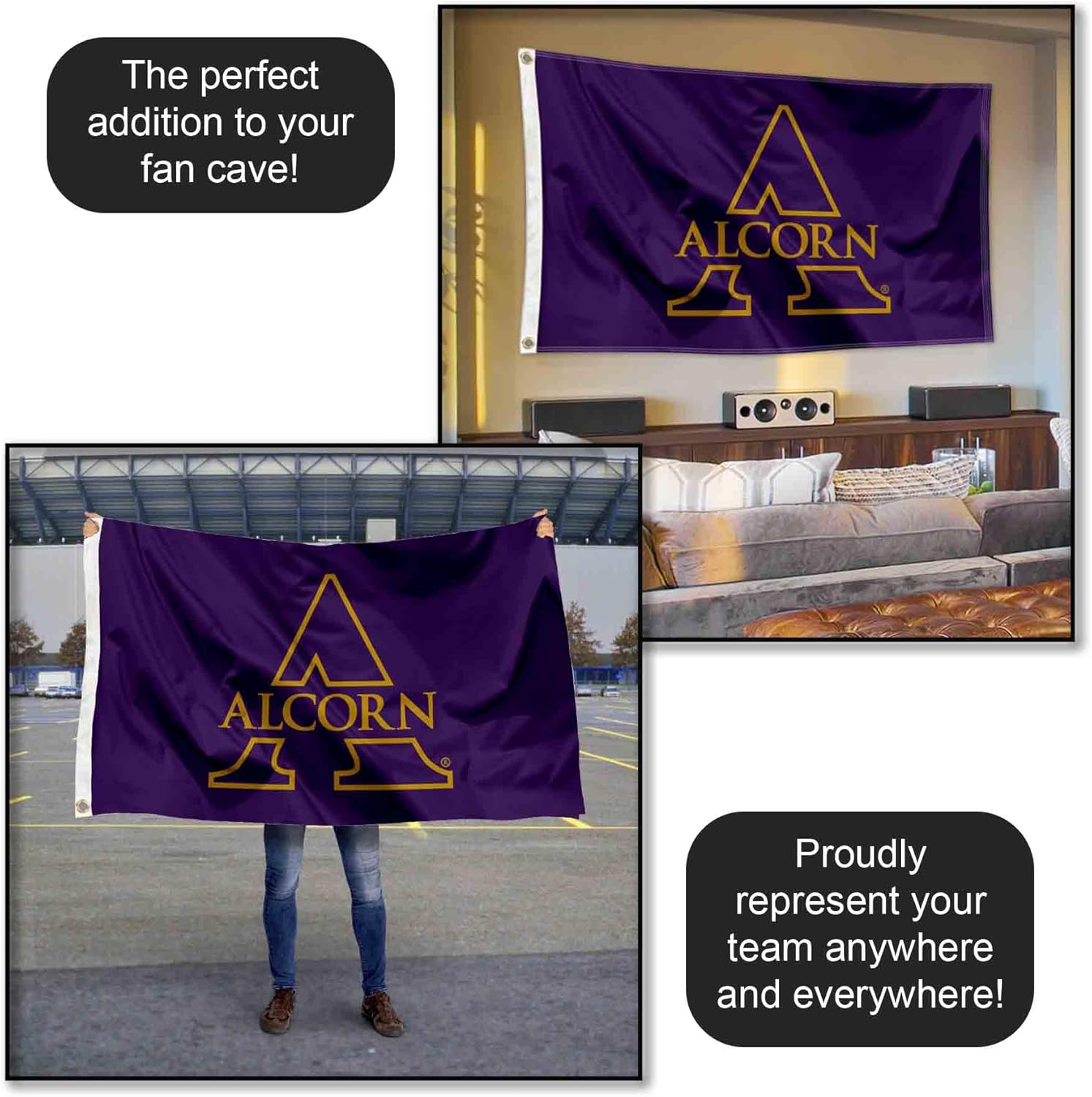 Alcorn State University Braves Banner Flag
