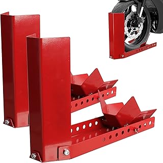 VINGO Motorrad vorne Vorderradklemme Radwippe Motorradwippe Motorradklemme Radhalterung Wippe, Motorrad Wippe matt, Einste...