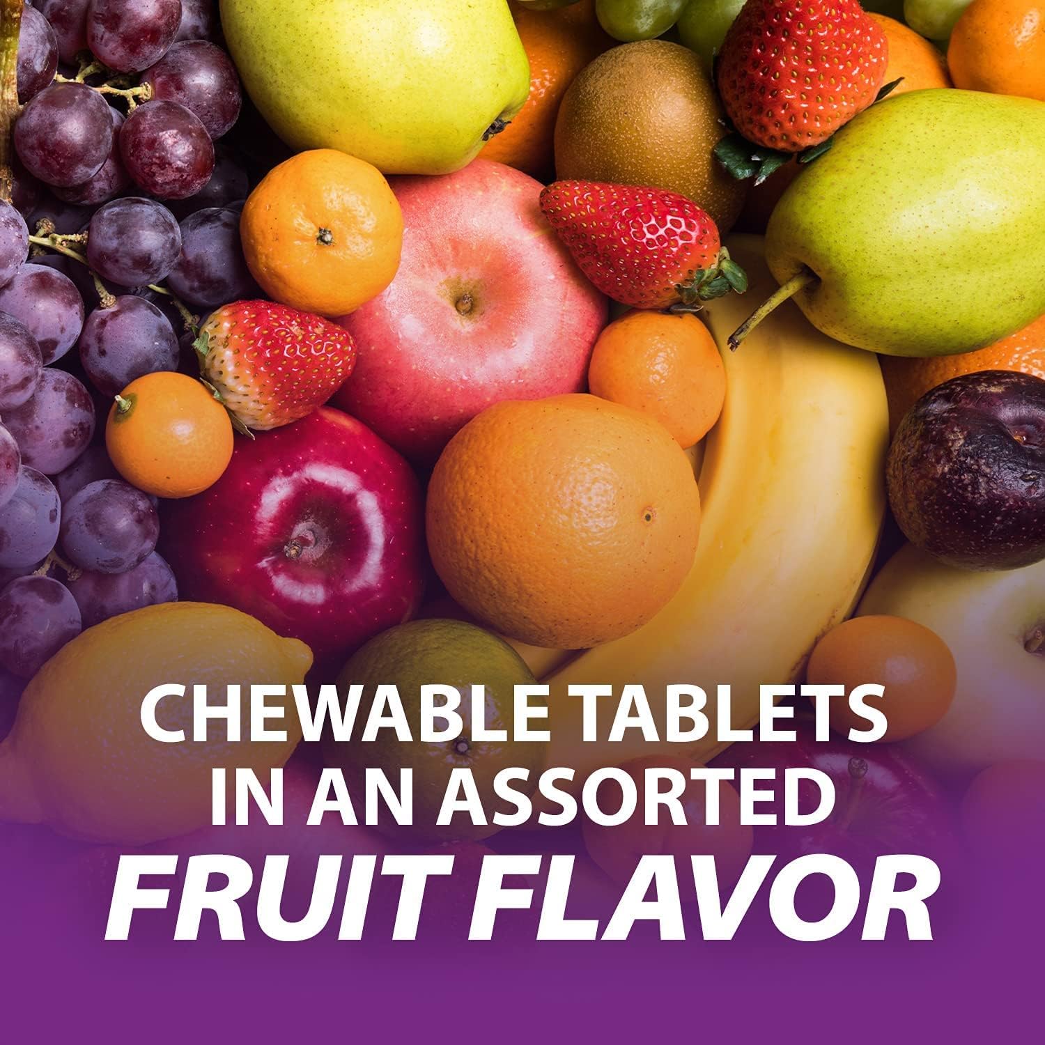 Rolaids Antacid Calcium & Magnesium Supplement Ultra Strength Tablets, Fruit 72 ea (Pack of 4)