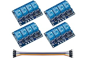 5VDC 4-Channel Relay Module with Optocoupler
