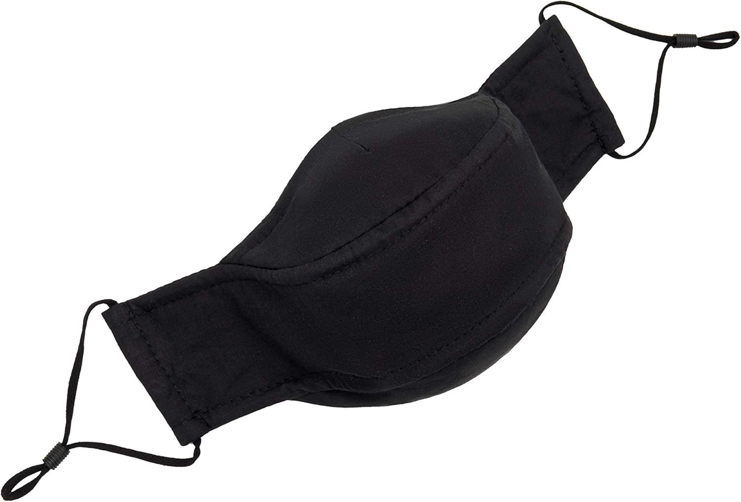 Close-up of the adjustable elastic ear loop on the Protec Singer's Face Mask