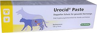 cp-pharma Urocid Paste | 100 g | Diät-Ergänzungsfuttermittel für Hunde und Katzen | Bei Blasenbeschwerden, Struvitsteinen mit Methionin & Cranberry