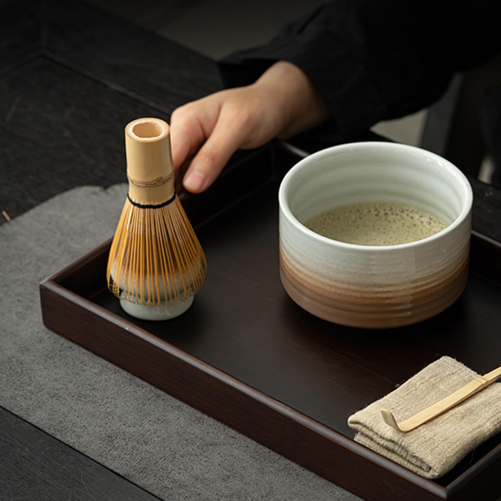 MERISHOPP™ Matcha Set Tea Making Utensils Tea Making Tools Tea Bowl Pottery Matcha Bowl 4