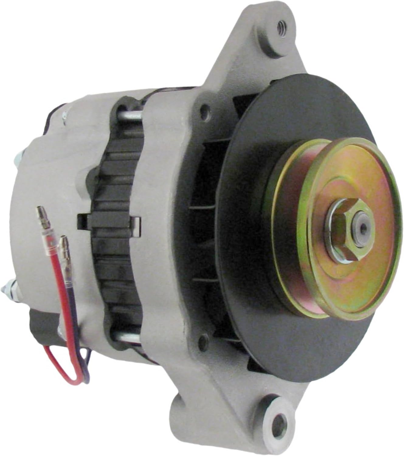 New 12 Volt Alternator Compatible with Volvo Penta Mando Mercruiser Pleasurecraft OMC 3.0L-5.8L 1993-2007 Replaces AC165618 M59819 3854182 3856600 3857561 3860171 3854182-7 3856600-6 3857561-9 60070