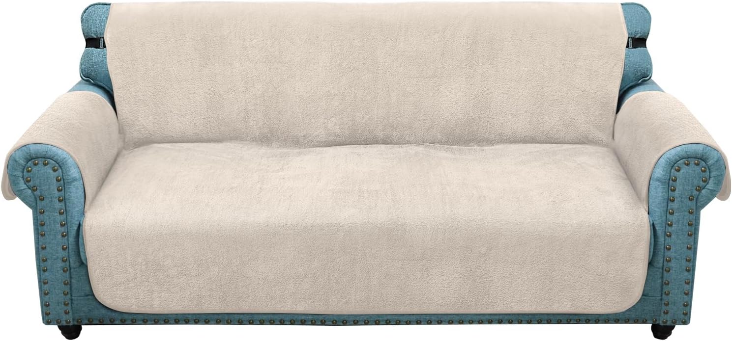 Granbest Super Thick Velvet Sofa Cover 3 Seater NonSlip Durable Couch