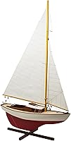 Vista 1 de Midwest 997 - Barco de madera John Alden Sloop 1:16 - Barco de vela de 14.4 pulgadas de largo para ensamblar - Kit de modelo de madera para adultos