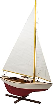Midwest 997 - John Alden Sloop 116 Wooden Ship - 14.4" Long Sailing Boat to Assemble - Wood Model Kit for Adults to Build