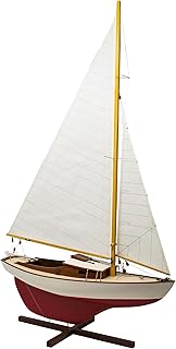 Midwest 997 - John Alden Sloop 1:16 Wooden Ship - 14.4" Long Sailing Boat to Assemble - Wood Model Kit for Adults to Build